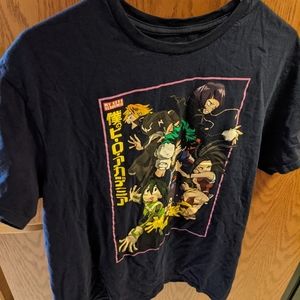 3/$30 My hero academia t shirt blue Graphic anime